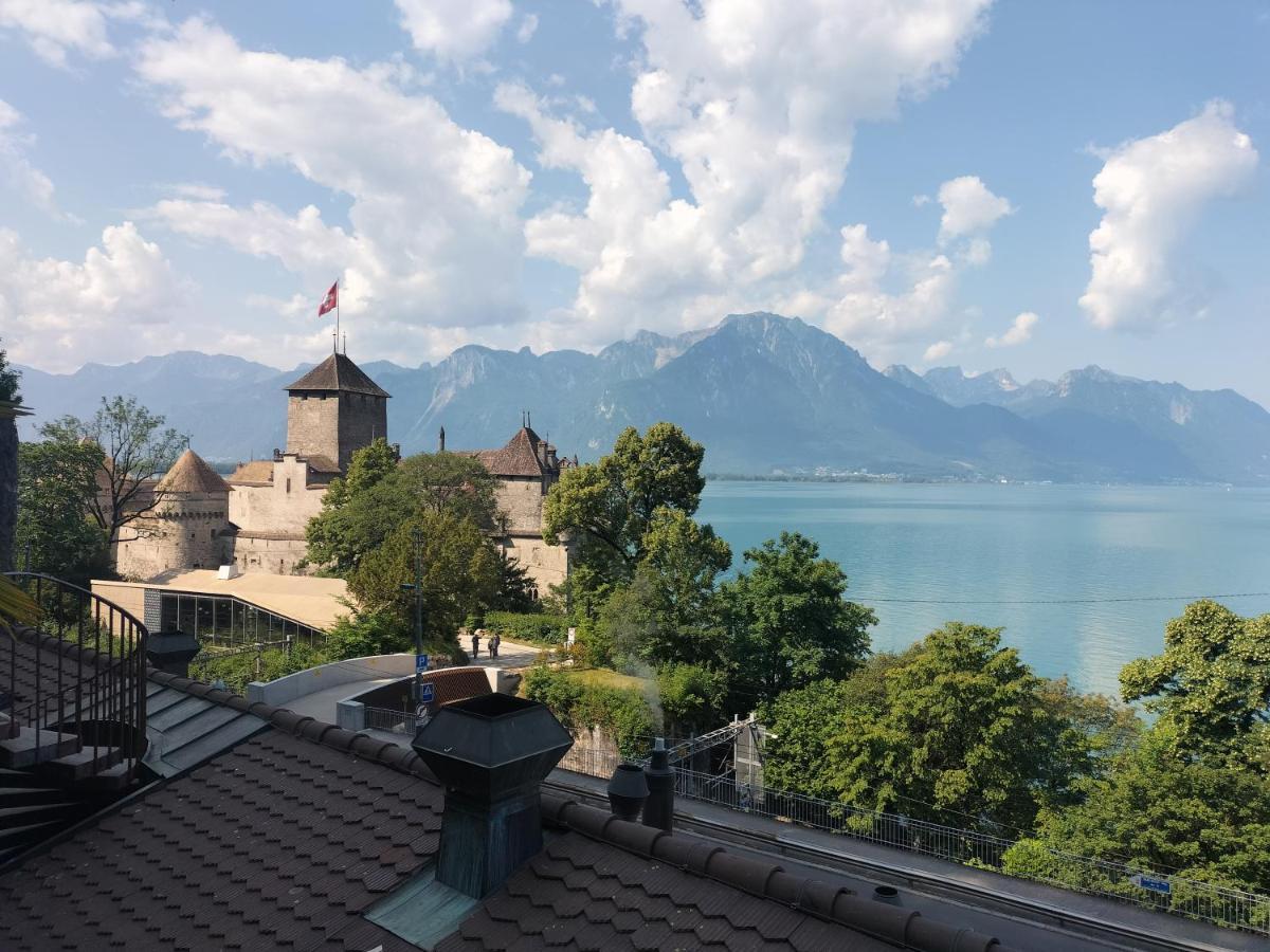 Aparthotel Castle View Veytaux Exterior foto